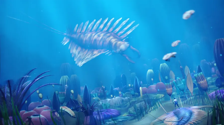 Deep under the sea